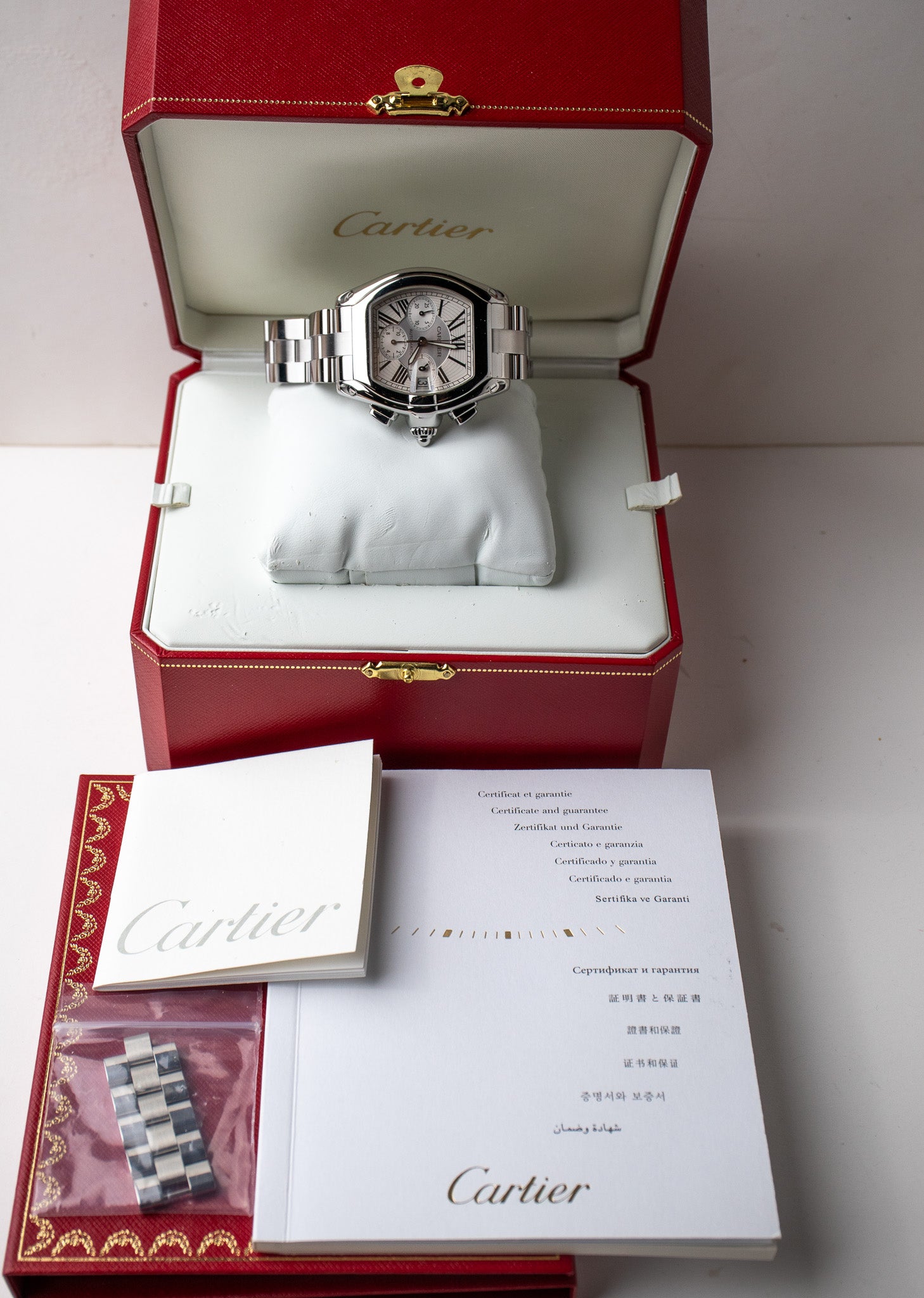 Cartier Roadster XL Chronograph 2618 W62019X6 – Belmont Watches