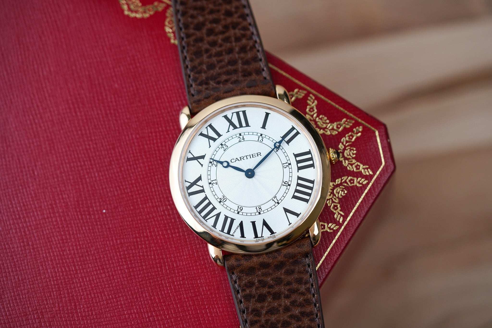 Cartier Ronde Louis 18k Rose W6801004
