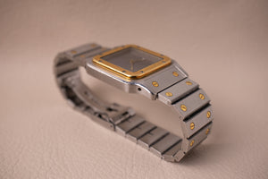 Cartier Santos Carrée Slate Grey Dial 2961