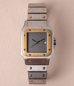 Cartier Santos Carrée Slate Grey Dial 2961