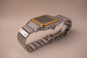 Cartier Santos Carrée Slate Grey Dial 2961