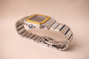 Cartier Santos Carrée Slate Grey Dial 2961