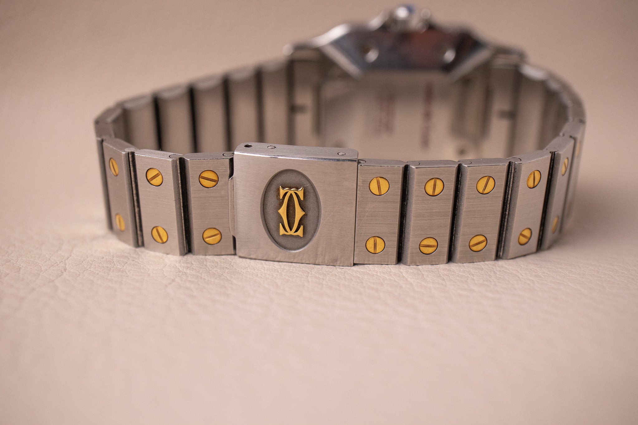 Cartier Santos Carrée Slate Grey Dial 2961