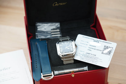 Cartier Santos De Cartier Large Blue WSSA0030