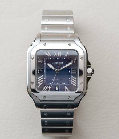 Cartier Santos De Cartier Large Blue WSSA0030