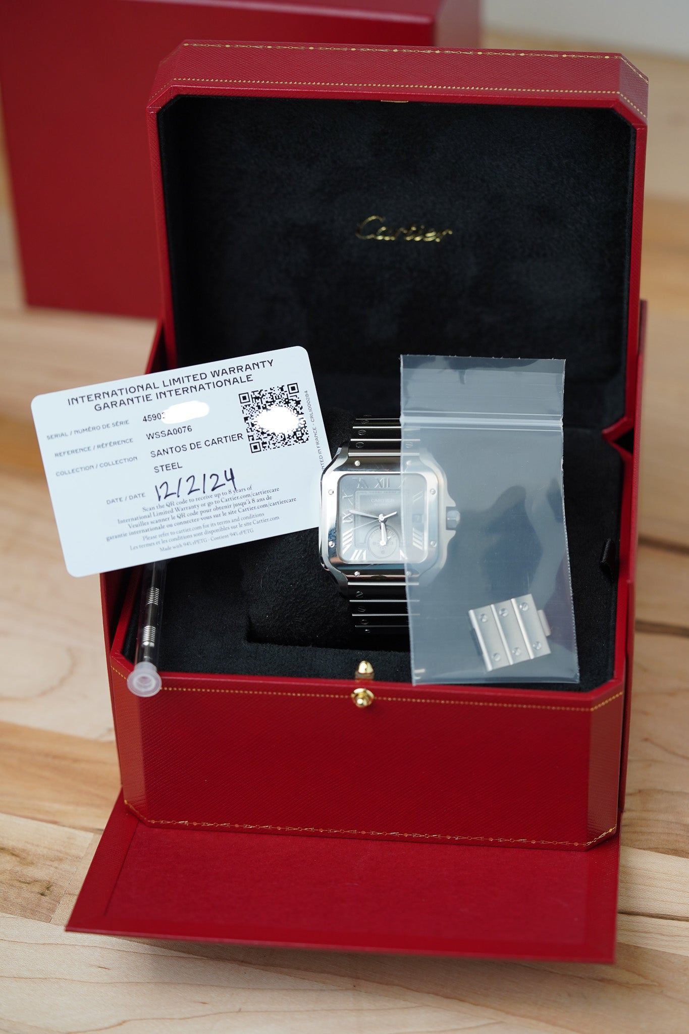 Cartier Santos De Cartier Large Dual Time WSSA0076