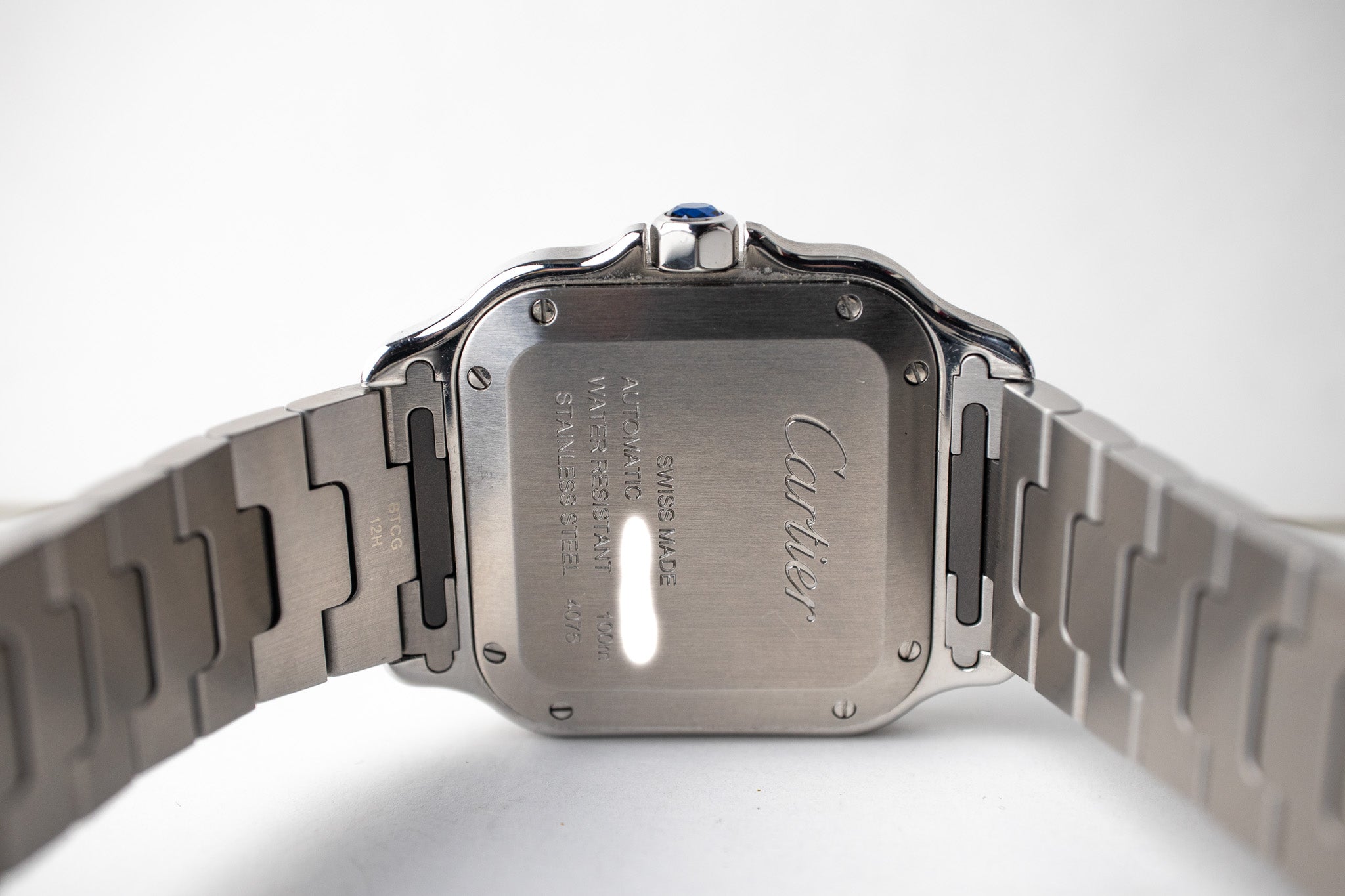 Santos Medium WSSA0029 Watch Stainless Steel caseback