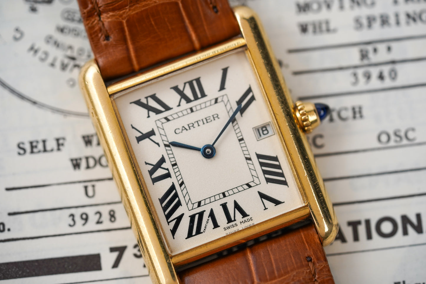 Cartier Tank Louis Cartier Large Model 18k W1529756