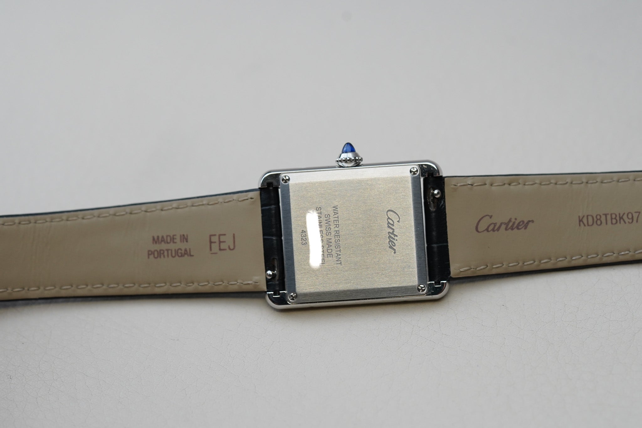 Cartier Tank Must Large Black Dial WSTA0108