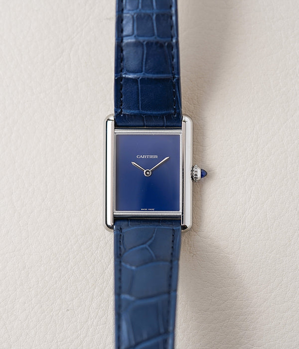 Cartier Tank Must Large Blue WSTA0055