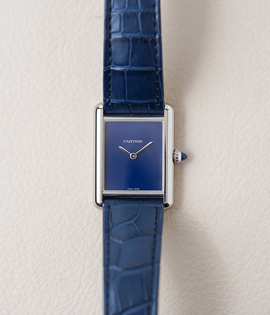 Cartier Tank Must Large Blue WSTA0055