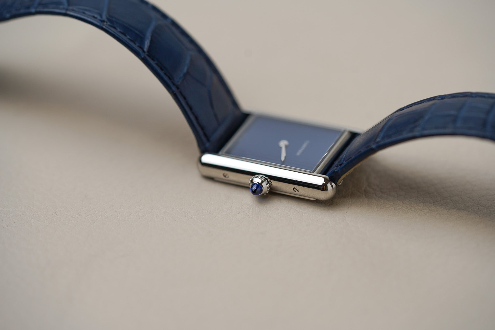 Cartier Tank Must Large Blue WSTA0055