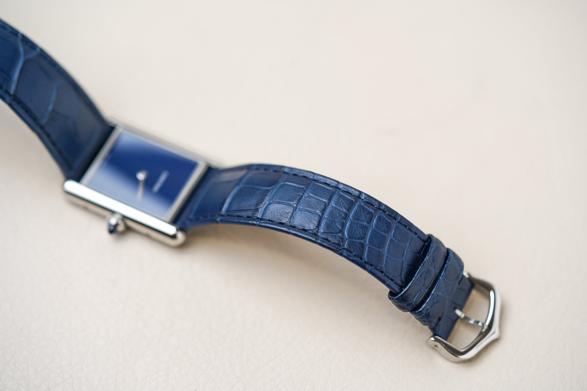 Cartier Tank Must Large Blue WSTA0055
