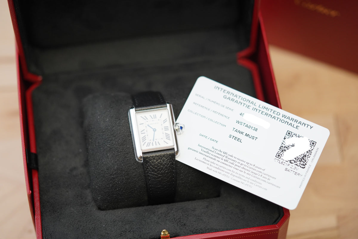 Cartier Tank Must Large SolarBeat WSTA0138