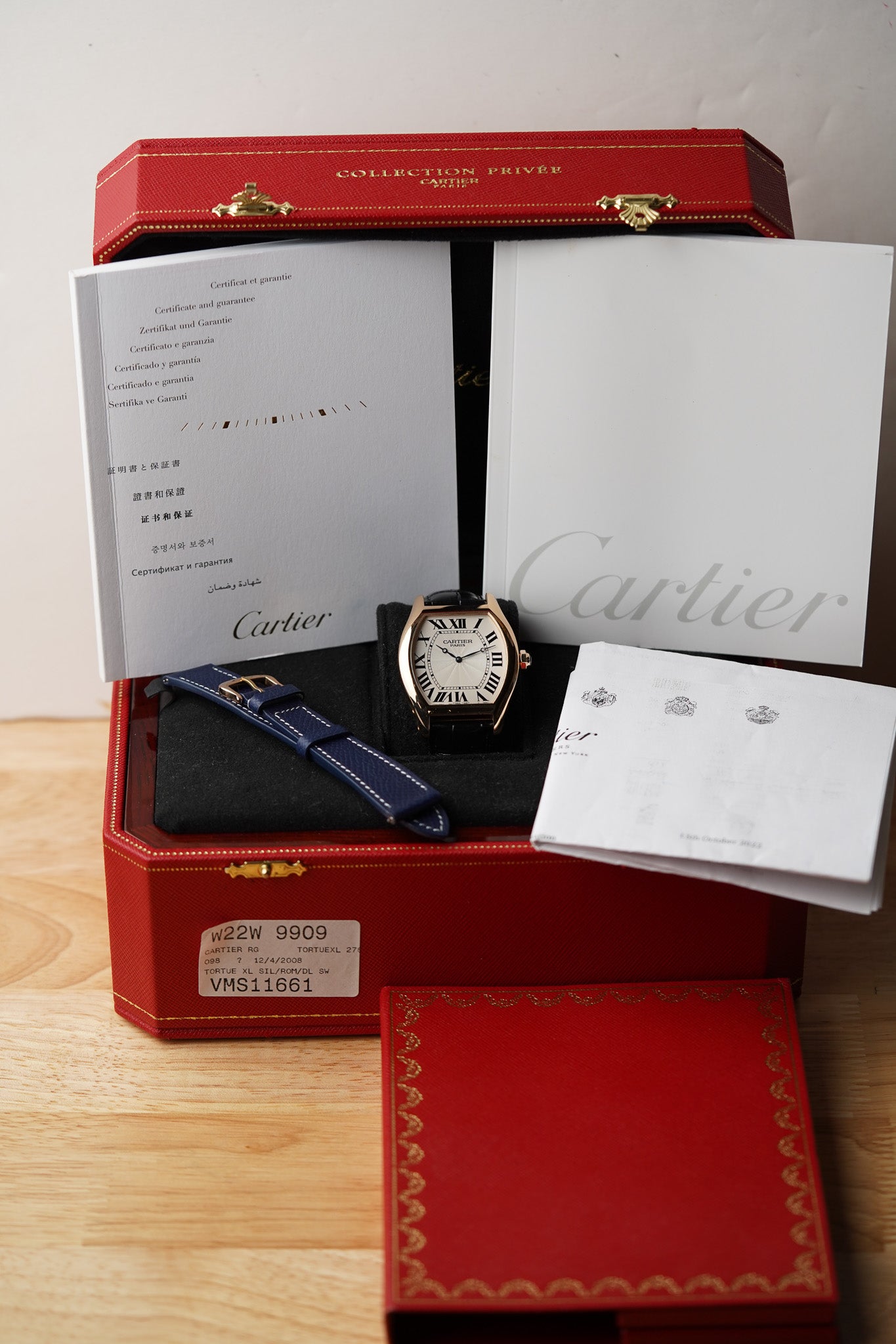 Cartier Tortue XL CPCP 2763 18K Rose Gold
