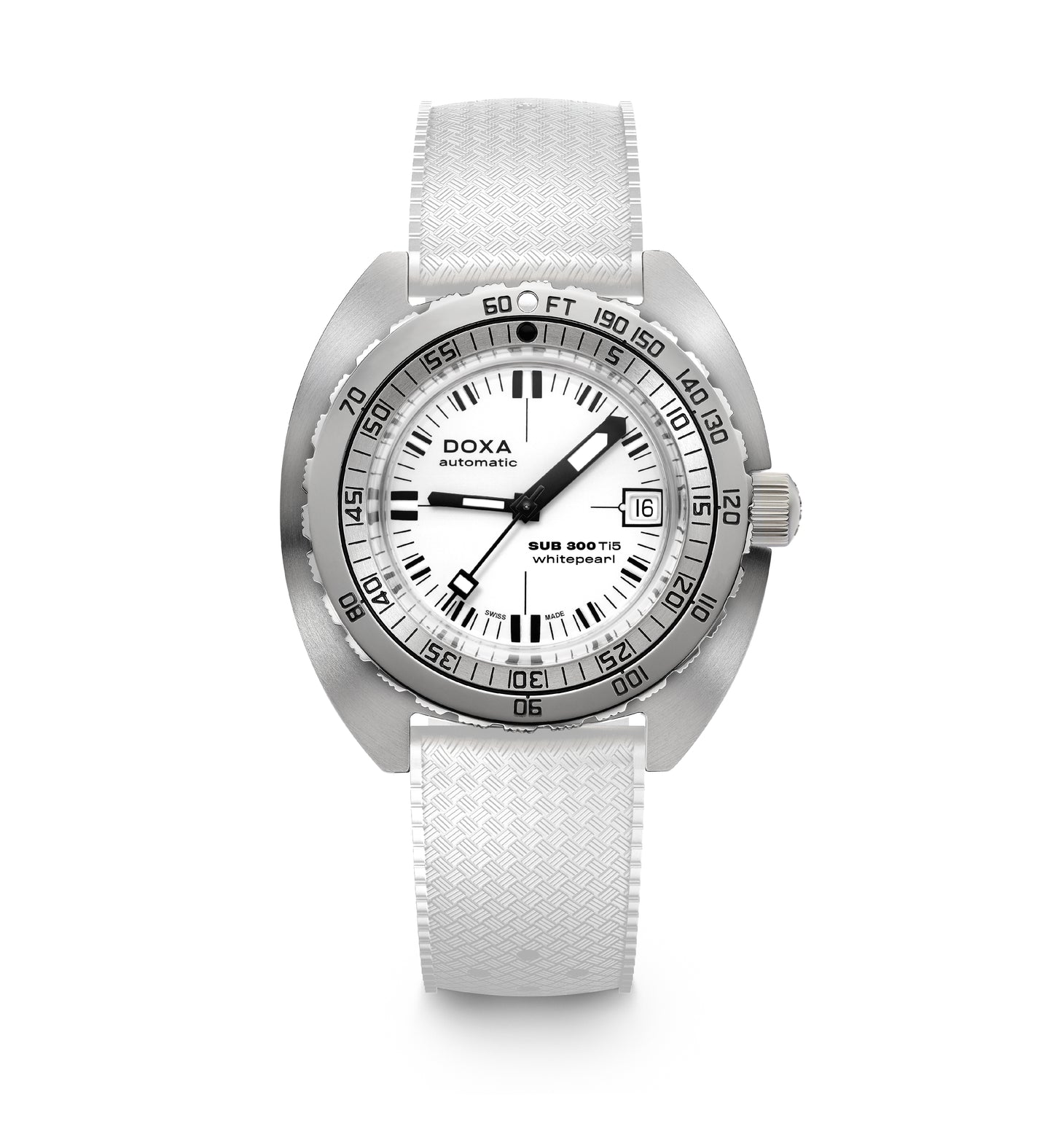 Pre-Order: Doxa SUB 300 Ti5 Whitepearl 823.50.011.23