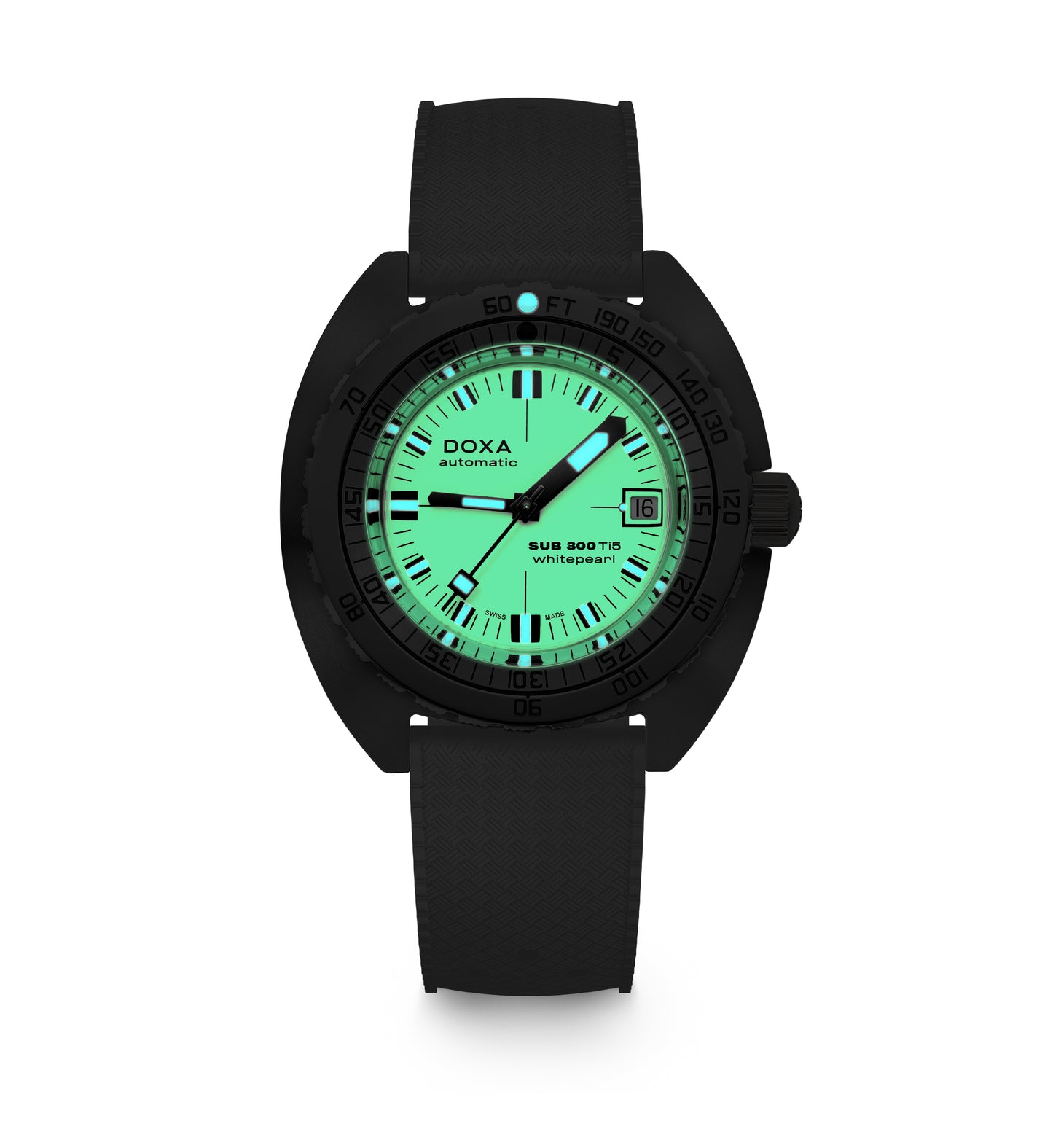Pre-Order: Doxa SUB 300 Ti5 Whitepearl 823.50.011.23