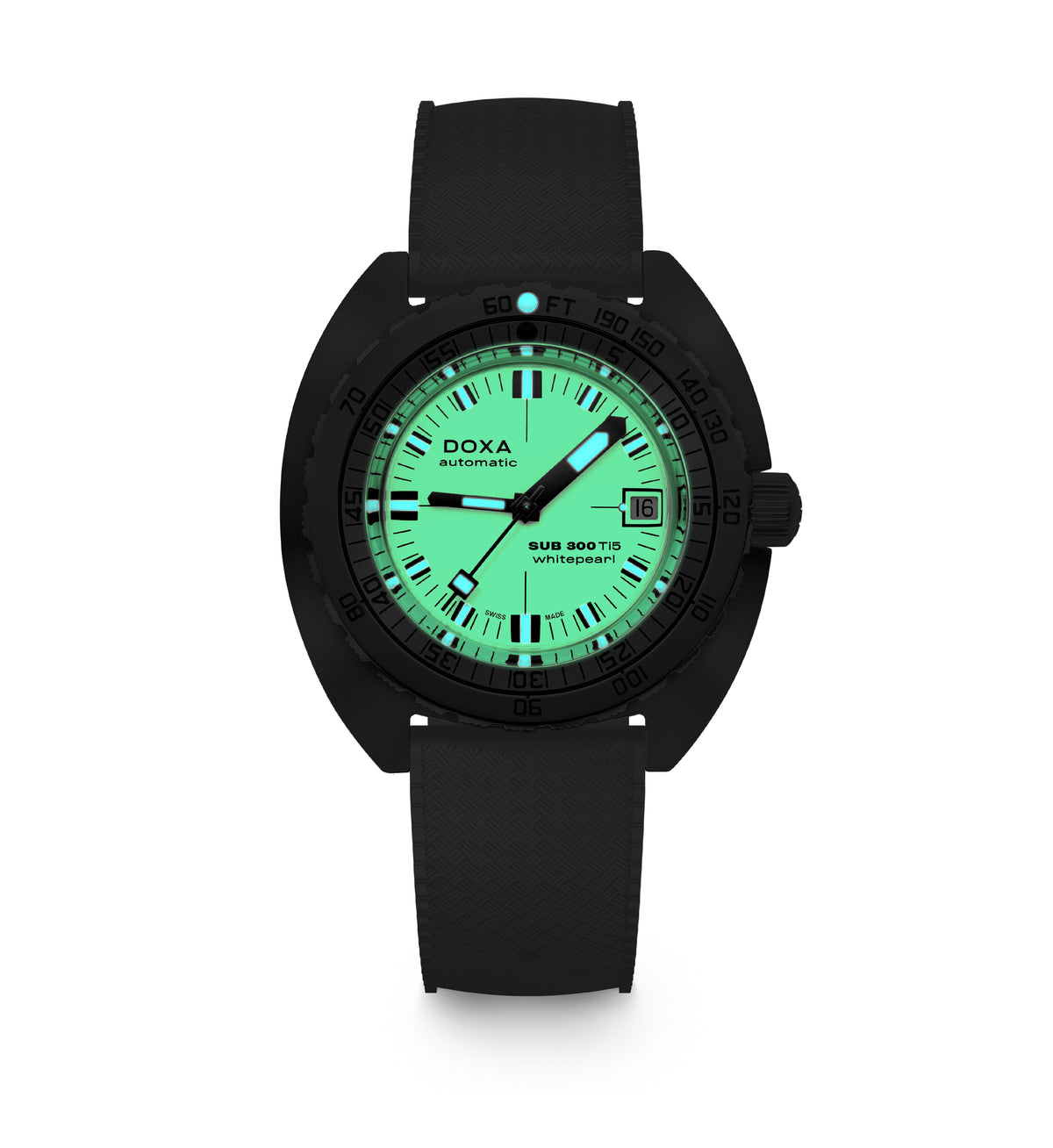 Pre-Order: Doxa SUB 300 Ti5 Whitepearl 823.50.011.20