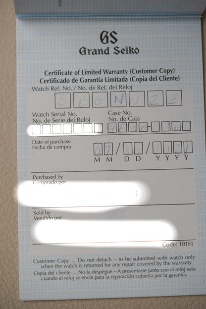 Grand Seiko 140th Anniversary GMT SBGN023