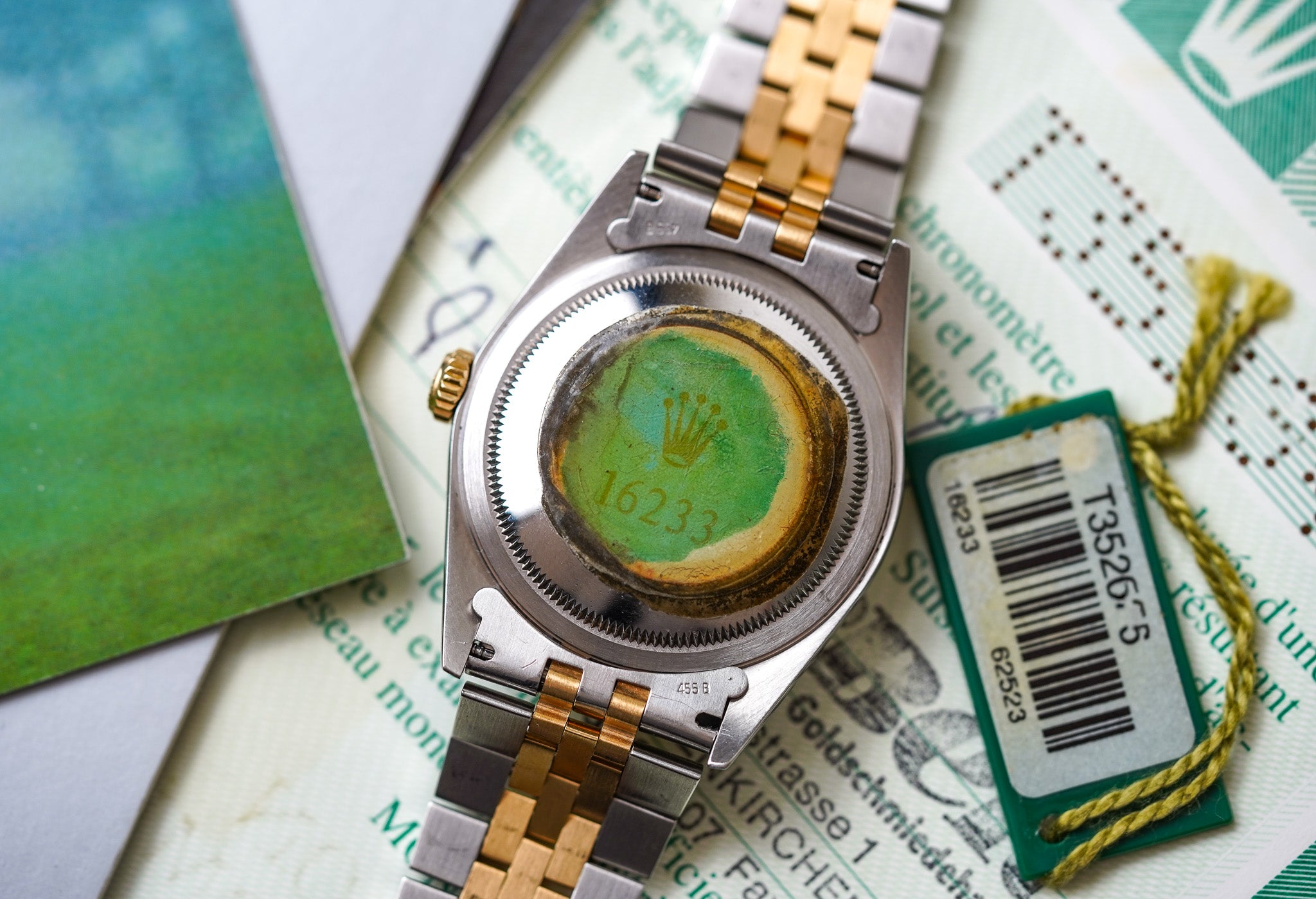 Rolex Datejust Pyramid Roman Dial 16233