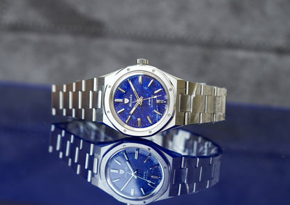 Nivada Grenchen F77 Stainless Steel Lapis Lazuli 68009A77