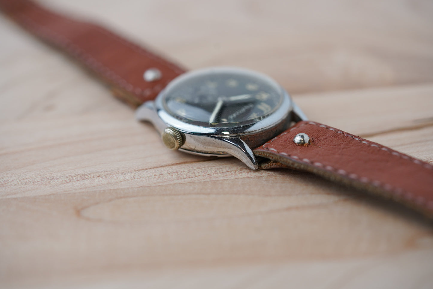 1940's Glycine German Wehrmacht Issue Officers Watch WW2