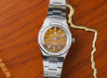 Nivada Grenchen F77 Tiger Eye MK1 Steel 68032A77