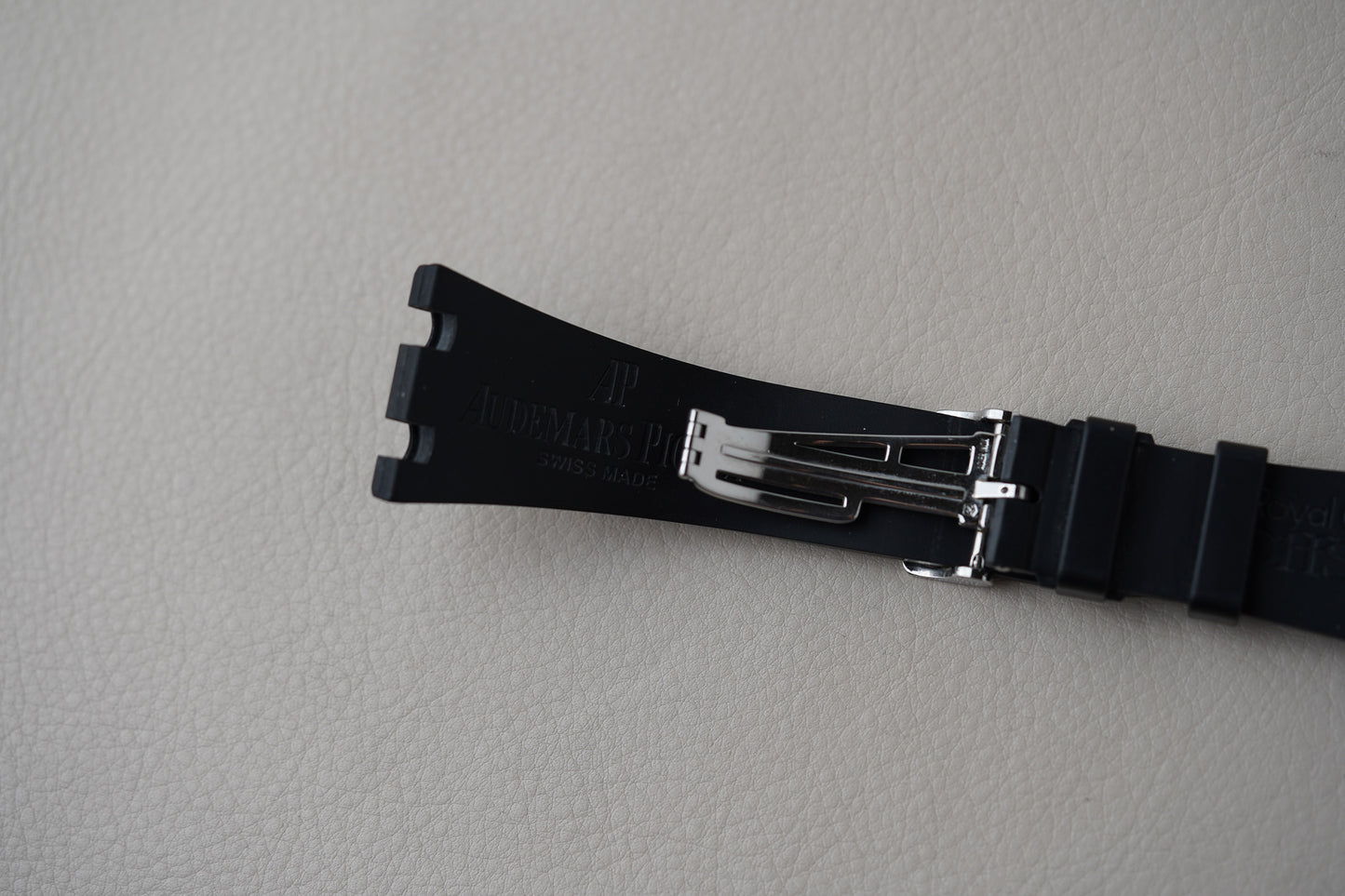 Audemars Piguet Royal Oak Offshore Rubber Strap OEM Black Steel Deployant