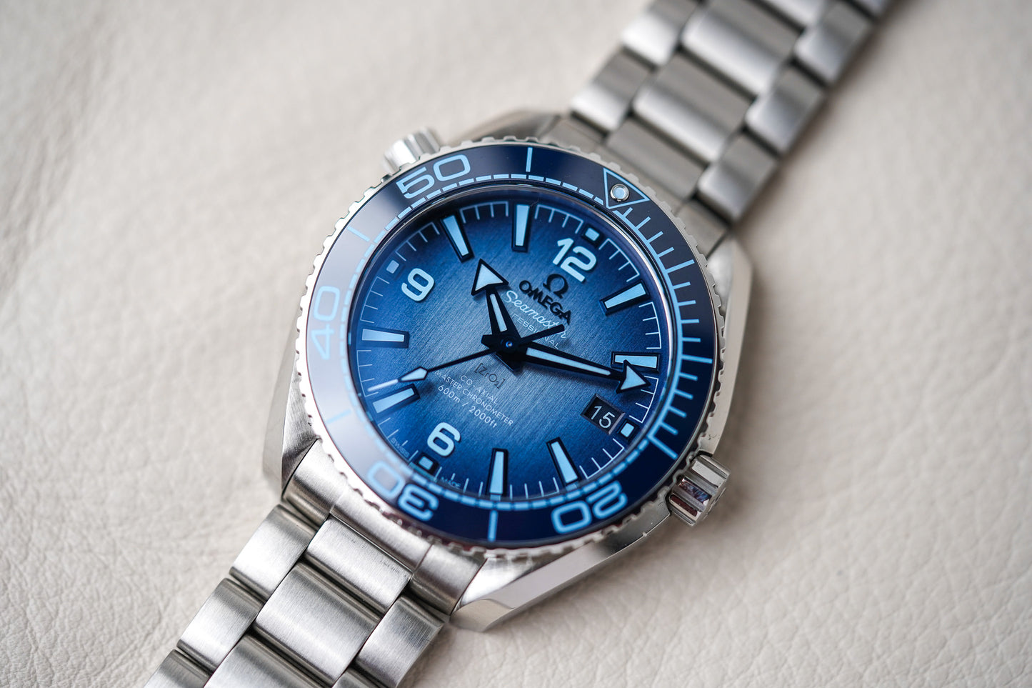 Omega Seamaster Planet Ocean Summer Blue 215.30.40.20.03.002