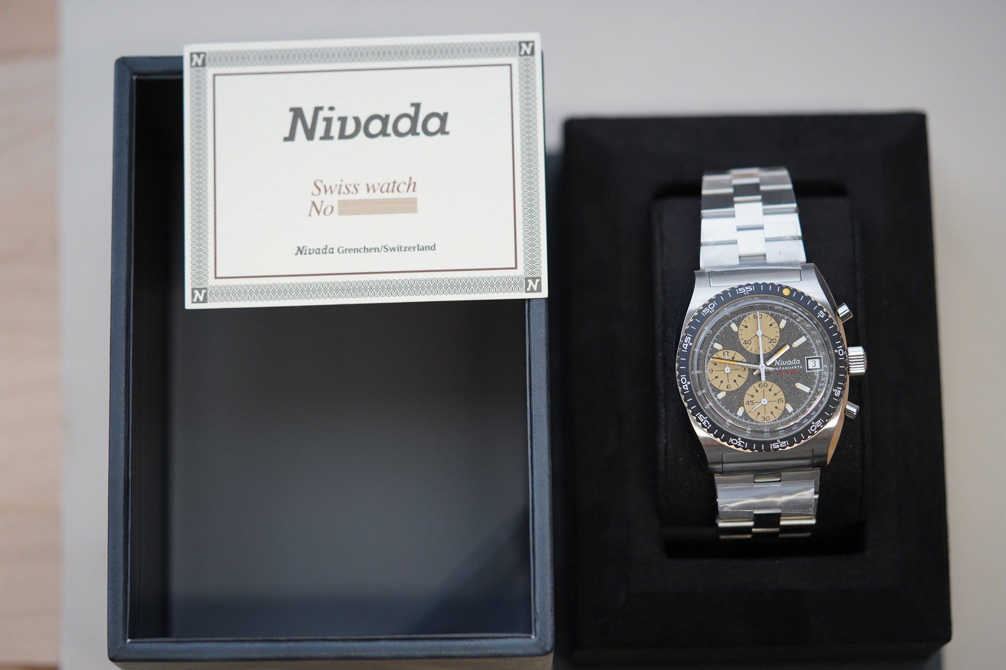 Nivada Grenchen Autochron MecaQuartz 77001Q45 – Belmont Watches