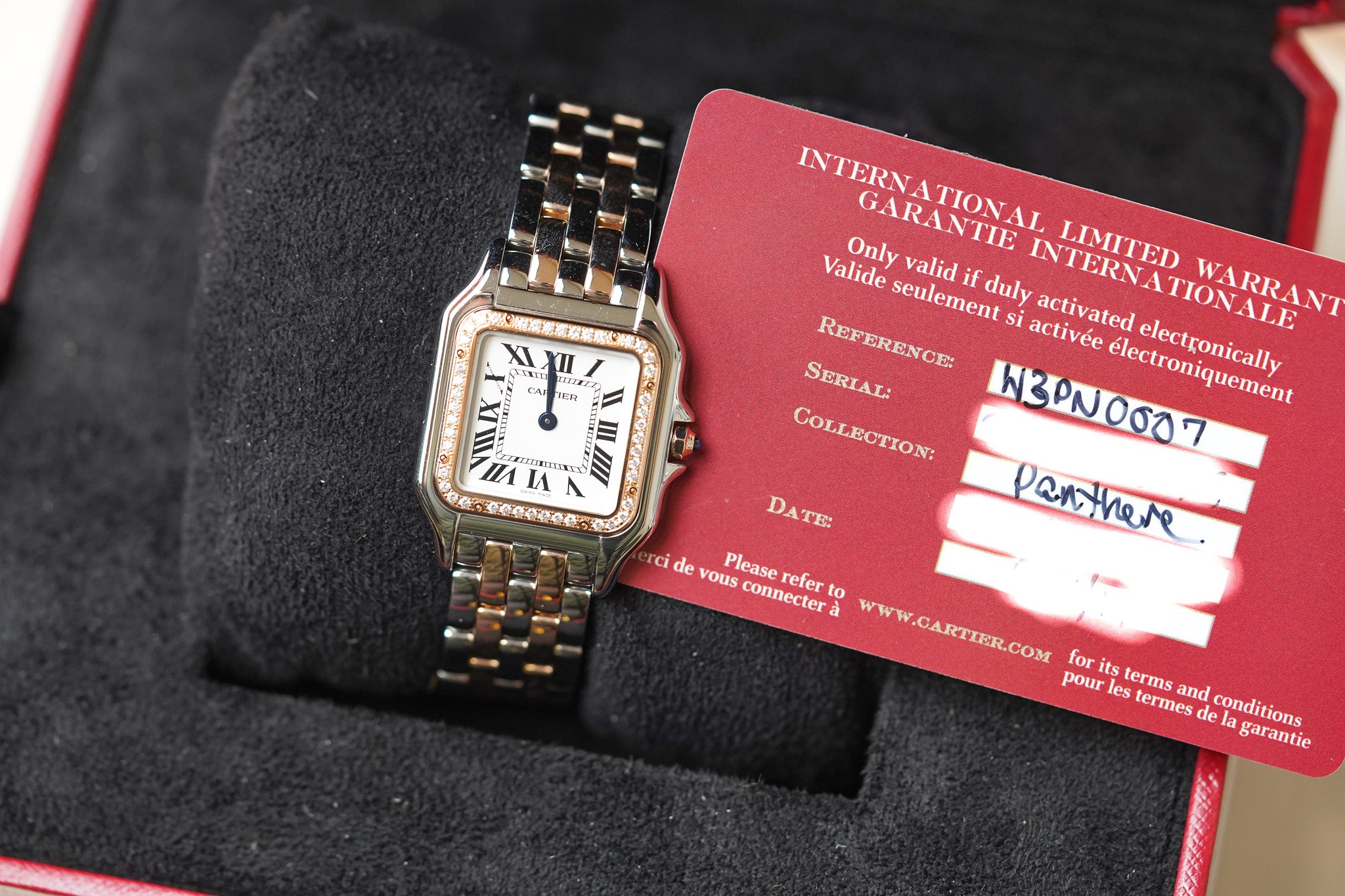 Cartier Panthère de Cartier Two Tone Diamond Bezel W3PN007