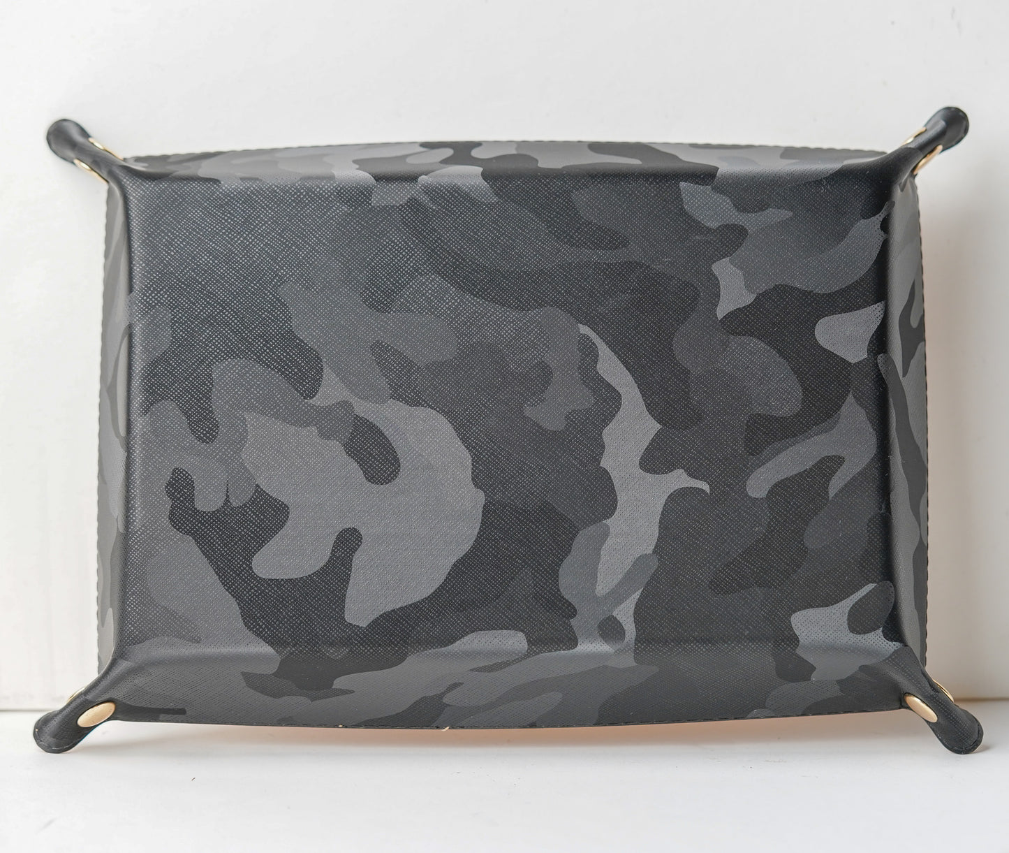 Black Camo Valet Tray