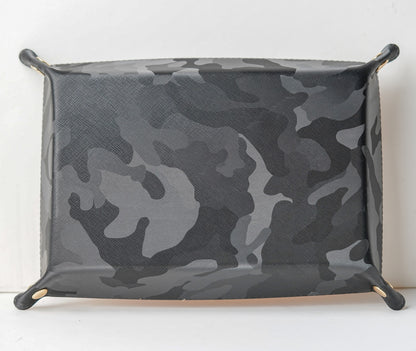 Black Camo Valet Tray