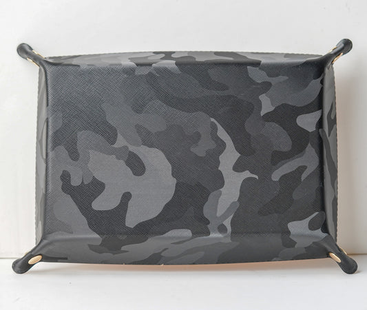 Black Camo Valet Tray