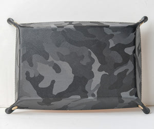 Black Camo Valet Tray