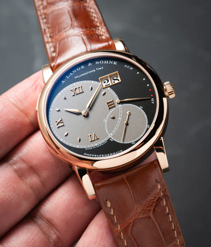 Delugs Matte Cognac Alligator Signature Strap