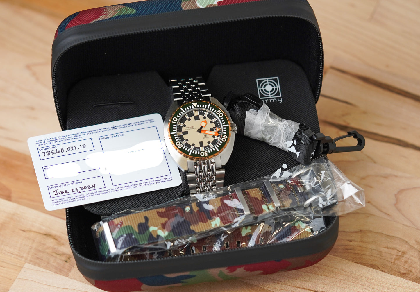 Doxa ARMY Bronze Bezel 785.60.031.10