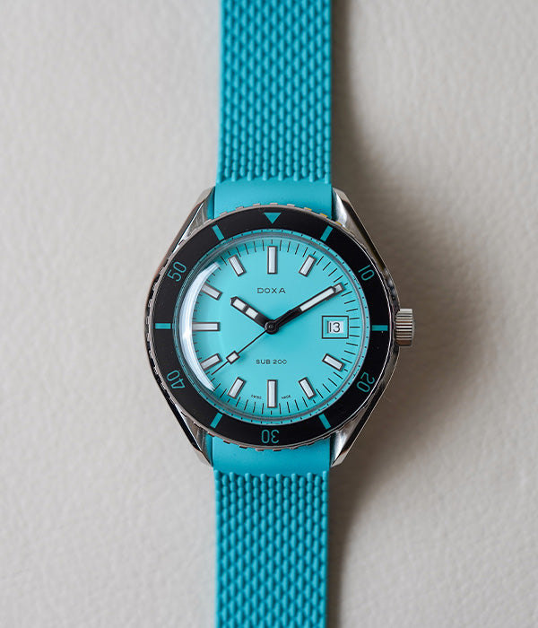 Doxa SUB 200 Aquamarine Rubber 799.10.241.25