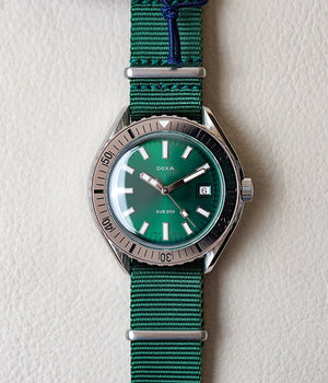 Doxa SUB 200 Sea Emerald Steel Inlay NATO 796.10.131.26-N