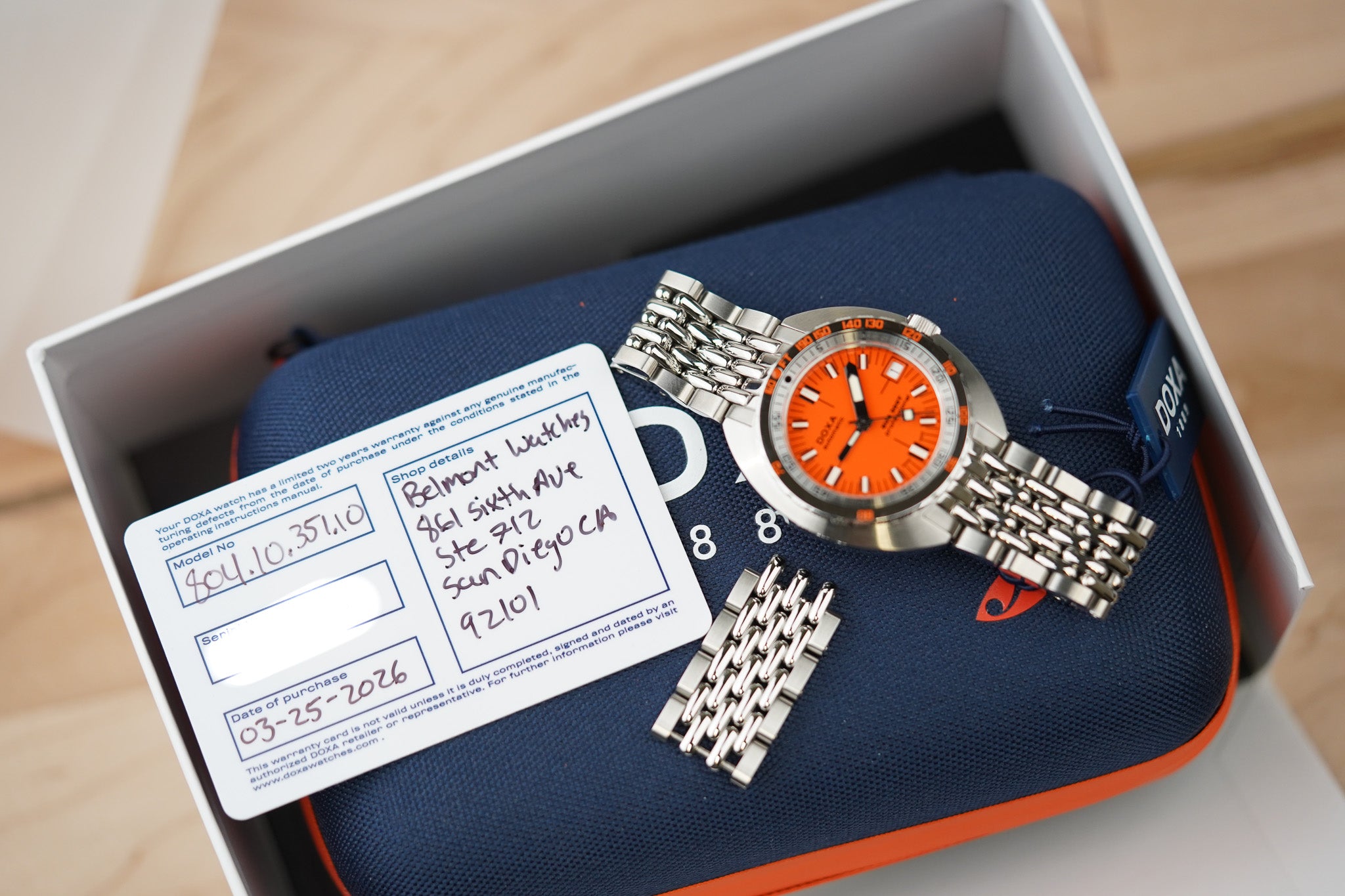 Doxa SUB 200T Professional Iconic 804.10.351.21