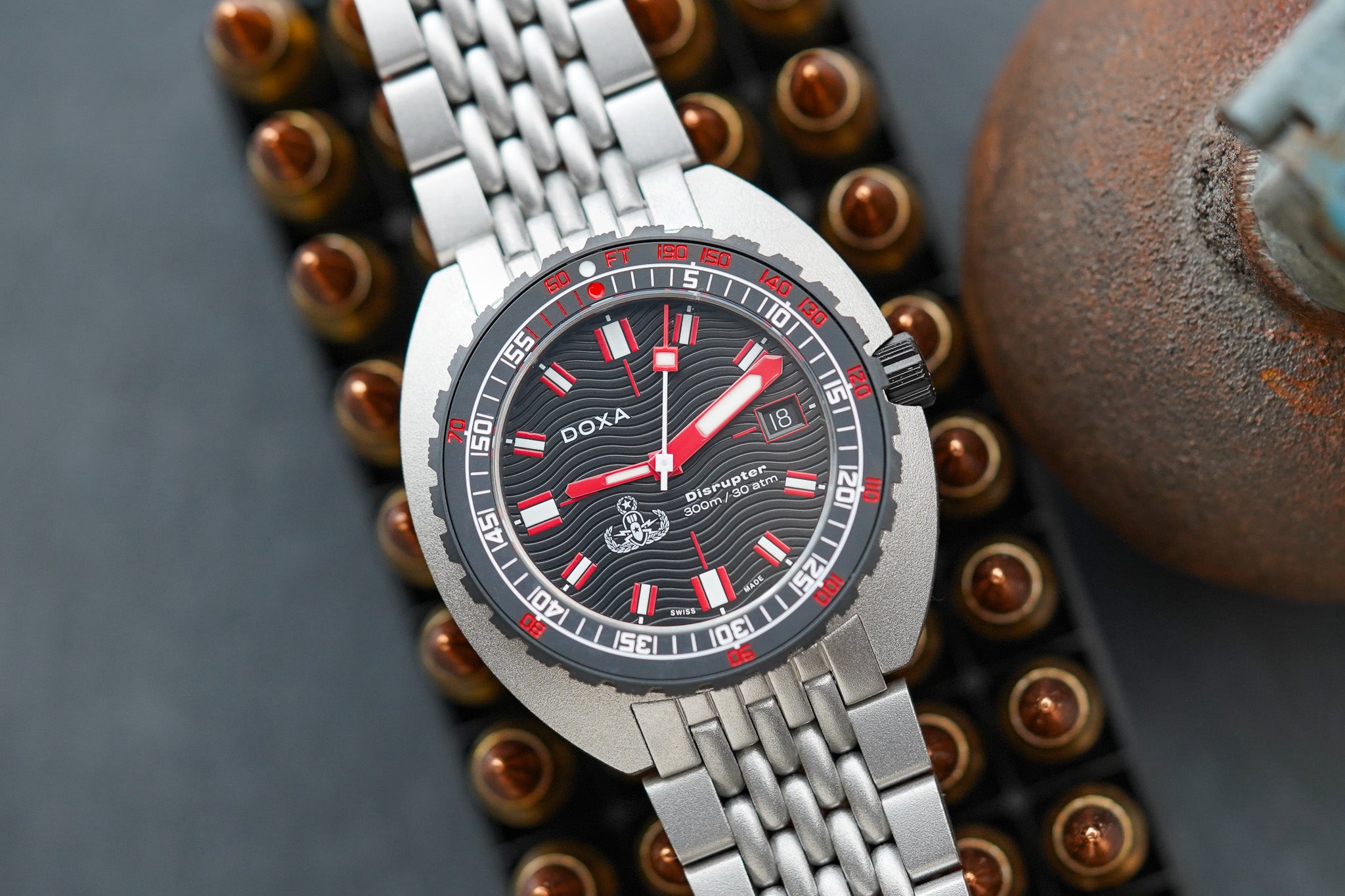 Pre Order - Doxa SUB 300 Beta 'Disrupter' For Active Duty and Retired EOD Members (50% Deposit)