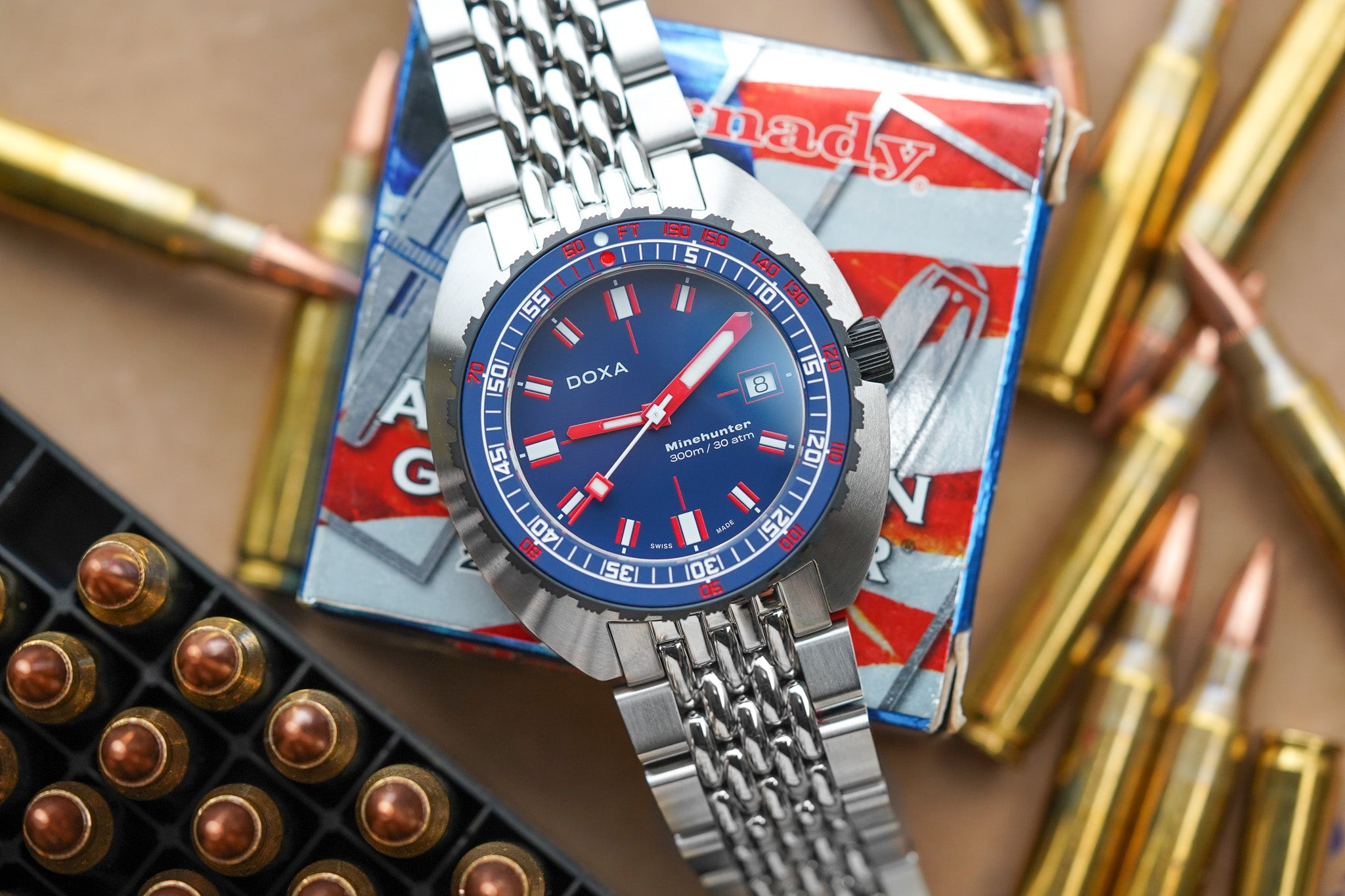Pre Order - Doxa SUB 300 Beta 'Minehunter' For Active Duty and Retired Navy EOD (50% Deposit)