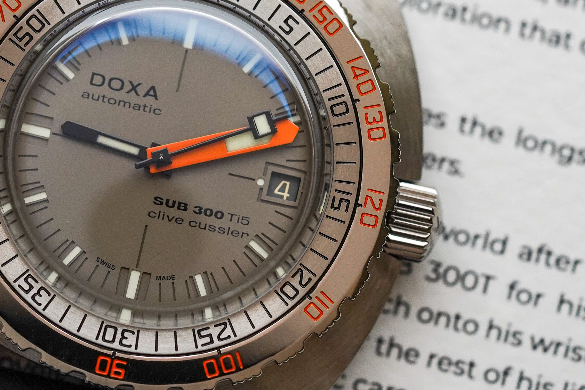Doxa SUB 300 TI5 Clive Cussler Limited Edition 823.50.121.20-SE14