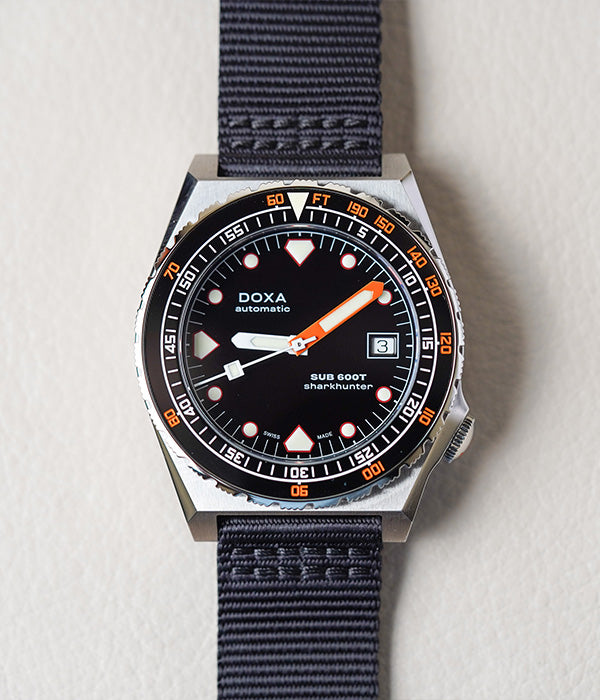 Doxa SUB 600T Sharkhunter Ceramic Inlay NATO 861.10.101.20-N
