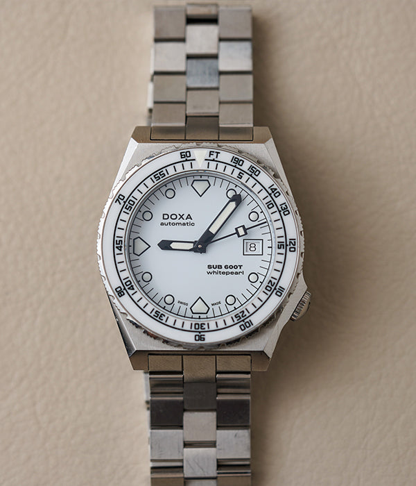 Doxa SUB 600T Whitepearl Ceramic Inlay 861.10.011.10