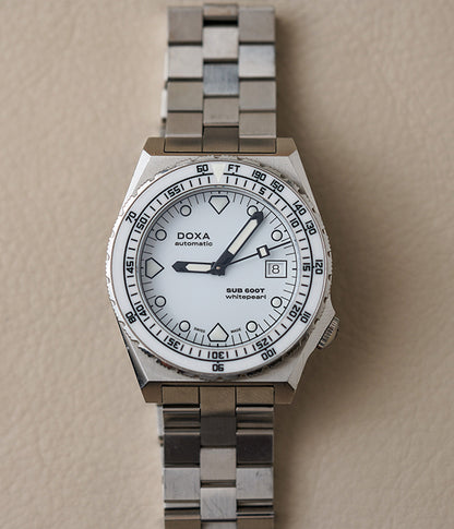 Doxa SUB 600T Whitepearl Ceramic Inlay 861.10.011.10