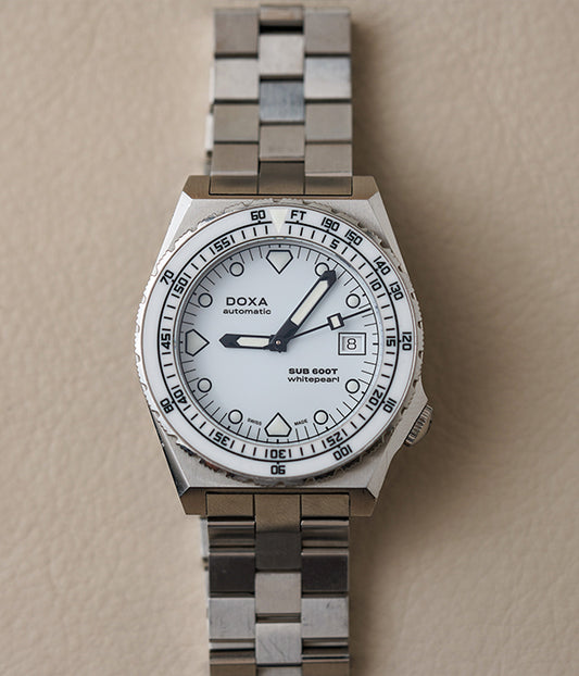 Doxa SUB 600T Whitepearl Ceramic Inlay 861.10.011.10