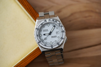 Doxa SUB 600T Whitepearl Ceramic Inlay 861.10.011.10