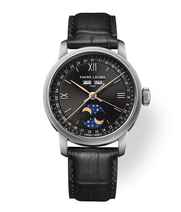 (Pre-Order) Favre Leuba 1737 Triple Calendar Black 00.20501.108.01.101