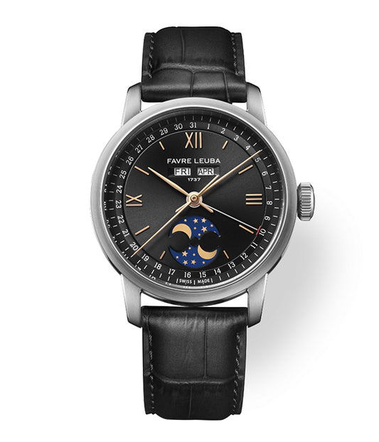 (Pre-Order) Favre Leuba 1737 Triple Calendar Black 00.20501.108.01.101